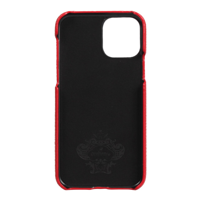 【iPhone11 Pro ケース】“シュリンク” PU Leather Back Case (レッド)サブ画像