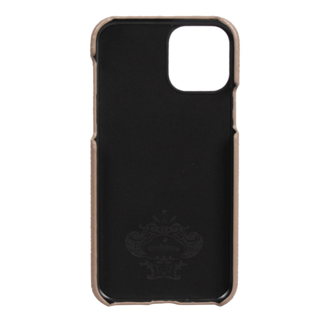【iPhone11 Pro ケース】“シュリンク” PU Leather Back Case (グレー)サブ画像