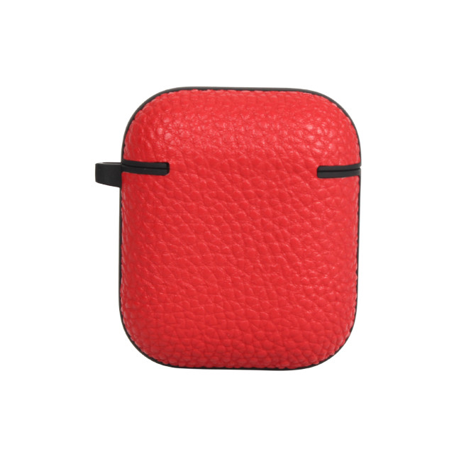【AirPods(第2/1世代) ケース】“シュリンク” PU Leather Case (レッド)サブ画像