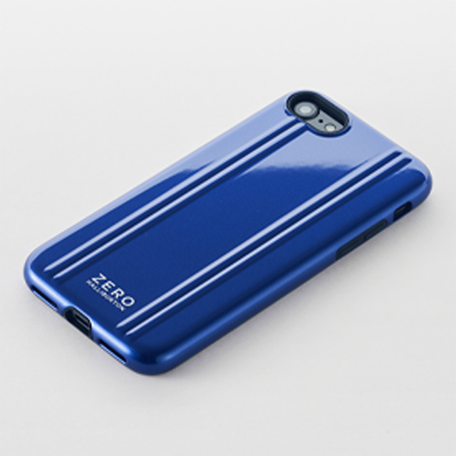 【iPhoneSE(第3/2世代)/8/7 ケース】ZERO HALLIBURTON Hybrid Shockproof Case for iPhoneSE(第2世代) (Blue)goods_nameサブ画像