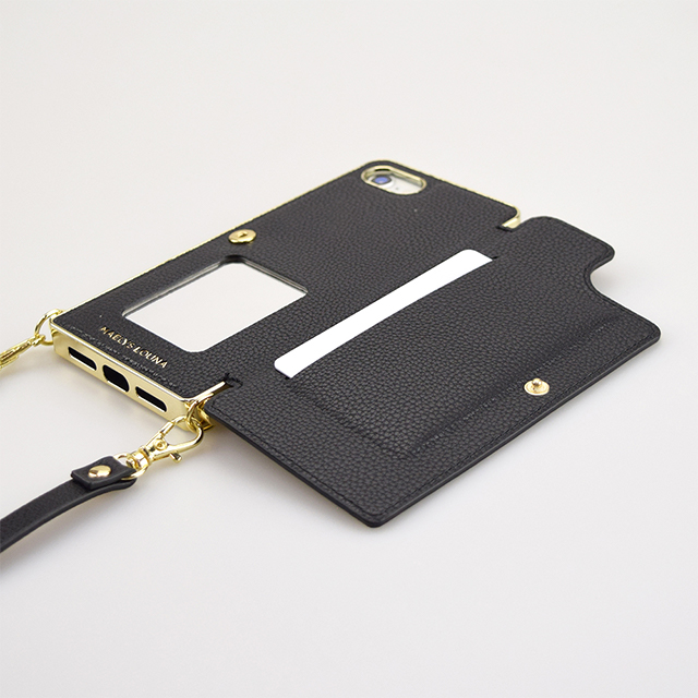 【iPhoneSE(第3/2世代)/8/7 ケース】Cross Body Case for iPhoneSE(第2世代) (black)goods_nameサブ画像