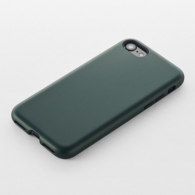 【iPhoneSE(第3/2世代)/8/7 ケース】Smooth Touch Hybrid Case for iPhoneSE(第2世代) (green)サブ画像