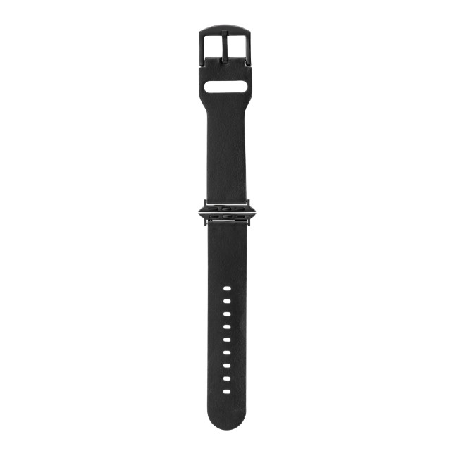 【Apple Watch バンド 49/45/44/42mm】Italian Genuine Leather Watchband (Black) for Apple Watch Ultra2/SE(第2/1世代)/Series9/8/7/6/5/4/3/2/1goods_nameサブ画像