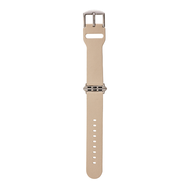 【Apple Watch バンド 41/40/38mm】Italian Genuine Leather Watchband (Ivory) for Apple Watch SE(第2/1世代)/Series9/8/7/6/5/4/3/2/1goods_nameサブ画像