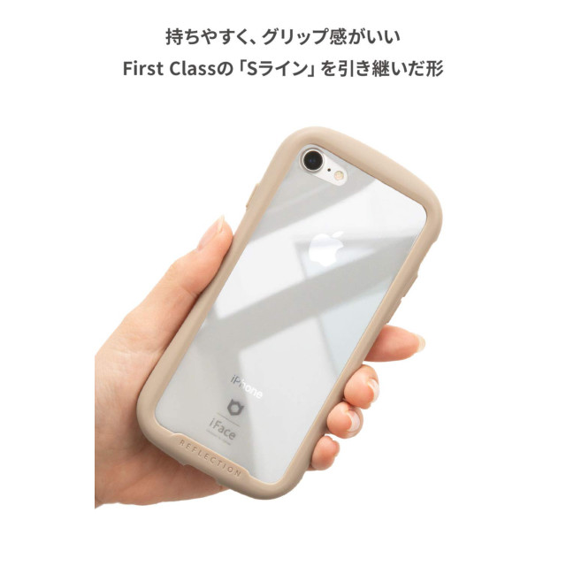 【iPhoneSE(第3/2世代)/8/7 ケース】iFace Reflection強化ガラスクリアケース (カーキ)サブ画像