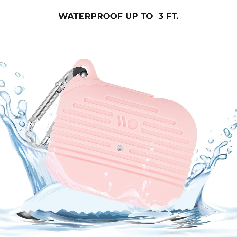 【AirPods Pro(第1世代) ケース】Waterproof Tough Case (Blush)サブ画像
