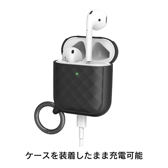 【AirPods(第2/1世代) ケース】リングクリップケース (レッド)goods_nameサブ画像