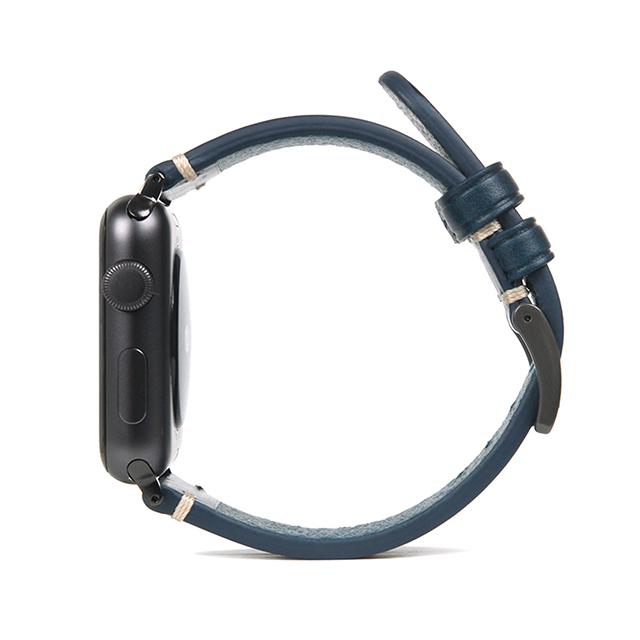【Apple Watch バンド 41/40/38mm】Italian Buttero Leather (ブルー) for Apple Watch SE(第2/1世代)/Series9/8/7/6/5/4/3/2/1サブ画像