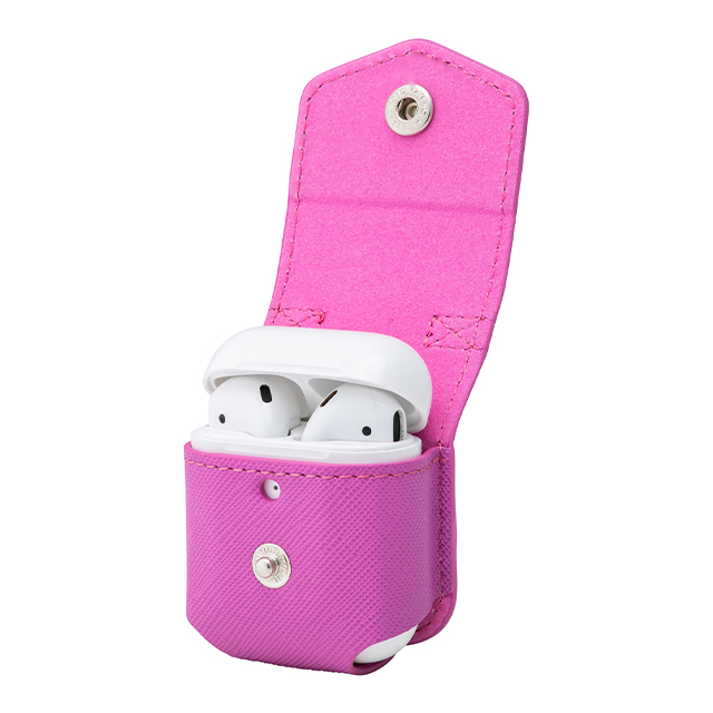 【AirPods(第2/1世代) ケース】“EURO Passione” PU Leather Case (Pink)goods_nameサブ画像