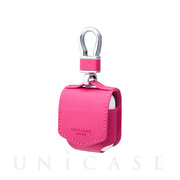 【AirPods(第2/1世代) ケース】“EURO Passione” PU Leather Case (Pink)