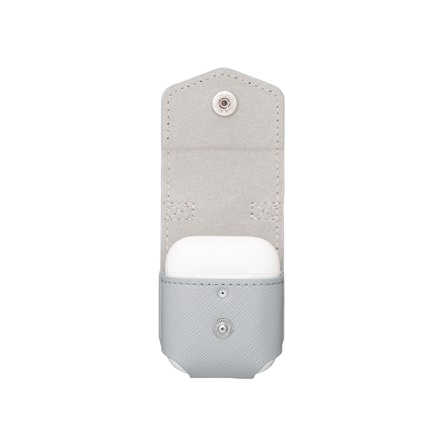 【AirPods(第2/1世代) ケース】“EURO Passione” PU Leather Case (Light Gray)goods_nameサブ画像