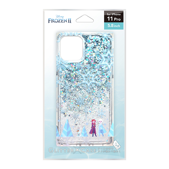 【iPhone11 Pro ケース】グリッターケース (「アナと雪の女王2」/ブルー)goods_nameサブ画像