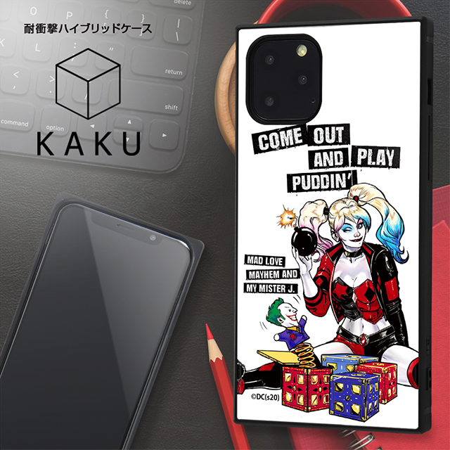 【iPhone11 Pro ケース】バットマン/耐衝撃ハイブリッドケース KAKU (ハーレー・クイン_1)サブ画像