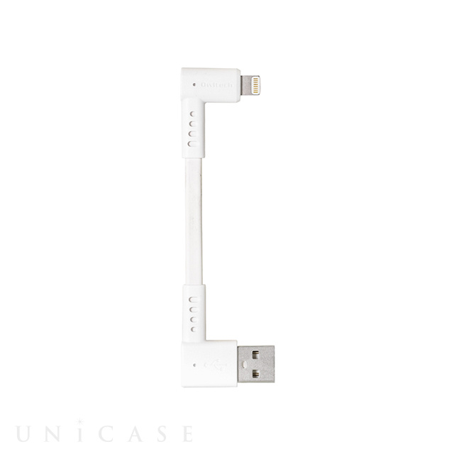防弾繊維でやわらかく断線に強い USB Type-A to Lightning L字コネクター Lightningケーブル (ホワイト)
