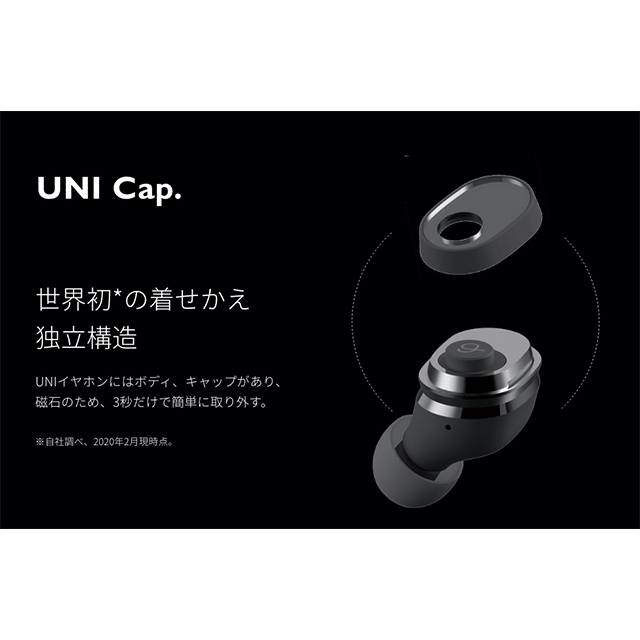 【完全ワイヤレスイヤホン】UNI (black)goods_nameサブ画像