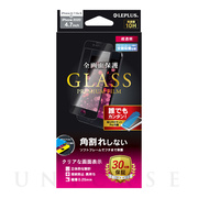 【iPhoneSE(第3/2世代)/8/7/6s/6 フィルム】ガラスフィルム「GLASS PREMIUM FILM」全画面保護 角割れしない (超透明 ブラック)