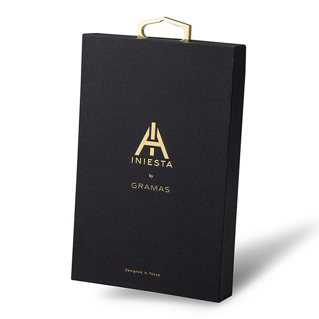 【iPhone11 Pro/XS/X ケース】“A.INIESTA Signature Model” Italian Genuine Leather Book Caseサブ画像