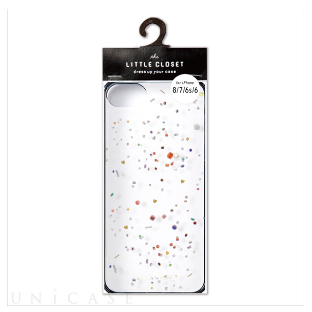LITTLE CLOSET iPhoneSE(第3/2世代)/8/7/6s/6 着せ替えフィルム (Water-beads)