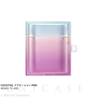 【AirPods(第2/1世代) ケース】TILE COCKTAIL (グラデーション PINK)