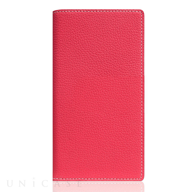 【iPhoneSE(第3/2世代)/8/7 ケース】Full Grain Leather Case (Pink Rose)