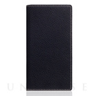 【iPhoneSE(第2世代)/8/7 ケース】Full Grain Leather Case (Black Blue)
