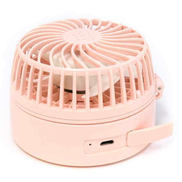 abbi Fan Mirror ハンズフリーポータブル扇風機ミラー付き (ピンク)サブ画像