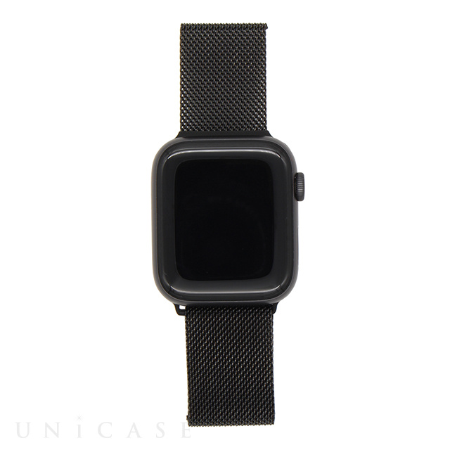 【Apple Watch バンド 49/45/44/42mm】ステンレスバンド (ブラック) for Apple Watch Ultra2/1/SE(第2/1世代)/Series9/8/7/6/5/4/3/2/1