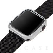 【Apple Watch ケース 44mm】メタリックソフトケース (シルバー) for Apple Watch SE(第2/1世代)/Series6/5/4