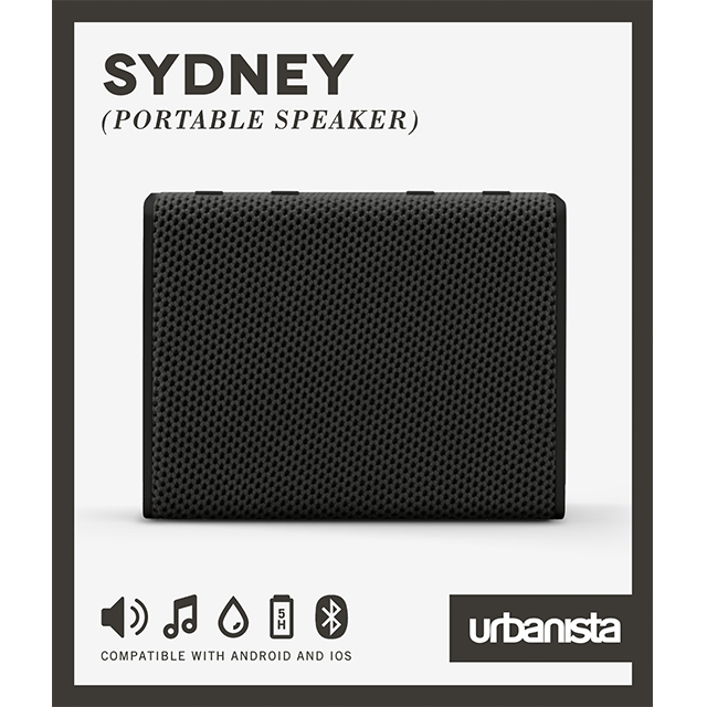 Sydney Pocket-Sized Speaker (Midnight Black - Black)goods_nameサブ画像