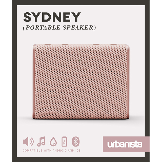 Sydney Pocket-Sized Speaker (Rose Gold - Pink)goods_nameサブ画像