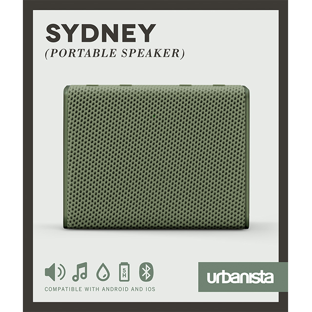 Sydney Pocket-Sized Speaker (Olive Green - Green)サブ画像