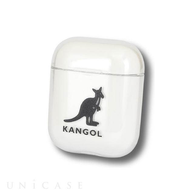 【AirPods(第2/1世代) ケース】KANGOL AirPods クリアケース (ロゴ)