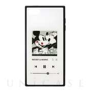 【iPod touch(第7/6/5世代) ケース】ガラスハイブリッドケース (ミッキーマウス/ホワイト)