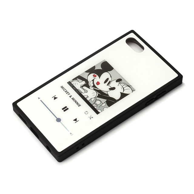 【iPod touch(第7/6/5世代) ケース】ガラスハイブリッドケース (ミッキーマウス/ホワイト)サブ画像