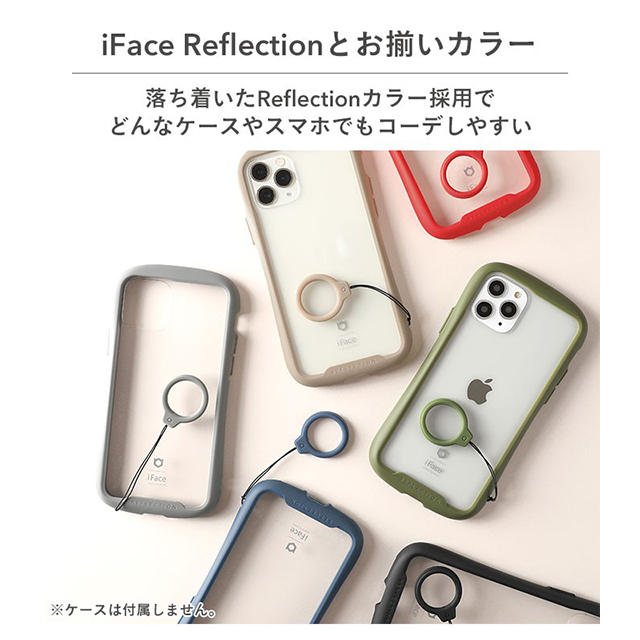 iFace Reflection Silicone Ring ストラップ (ブラック)サブ画像