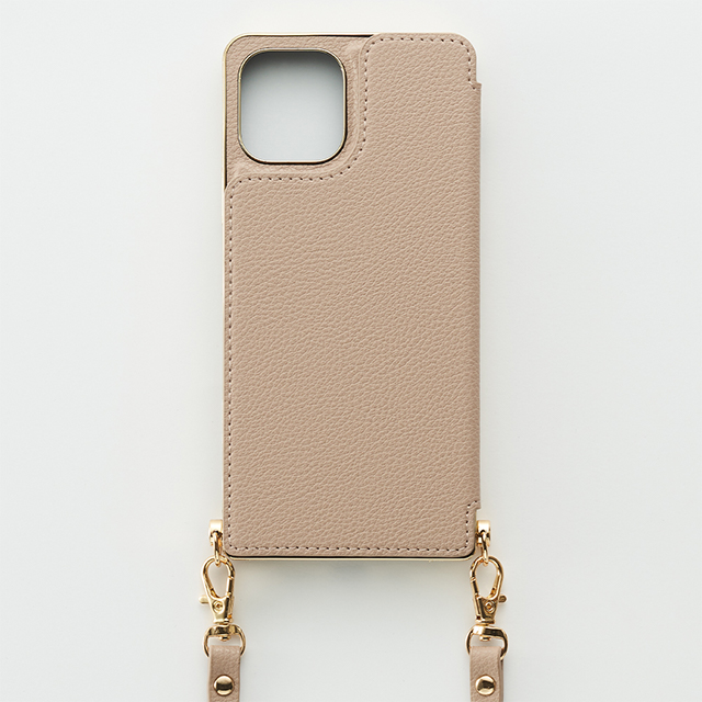 【iPhone12 mini ケース】Cross Body Case for iPhone12 mini (beige)サブ画像