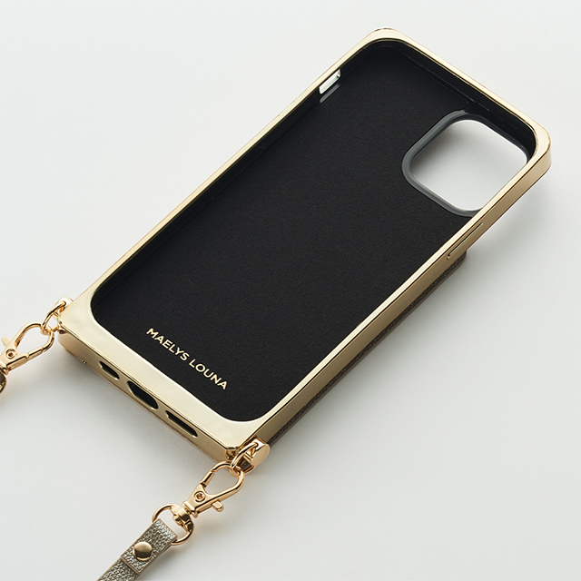 【iPhone12 mini ケース】Cross Body Case Glitter Series for iPhone12 mini （pearl silver）goods_nameサブ画像