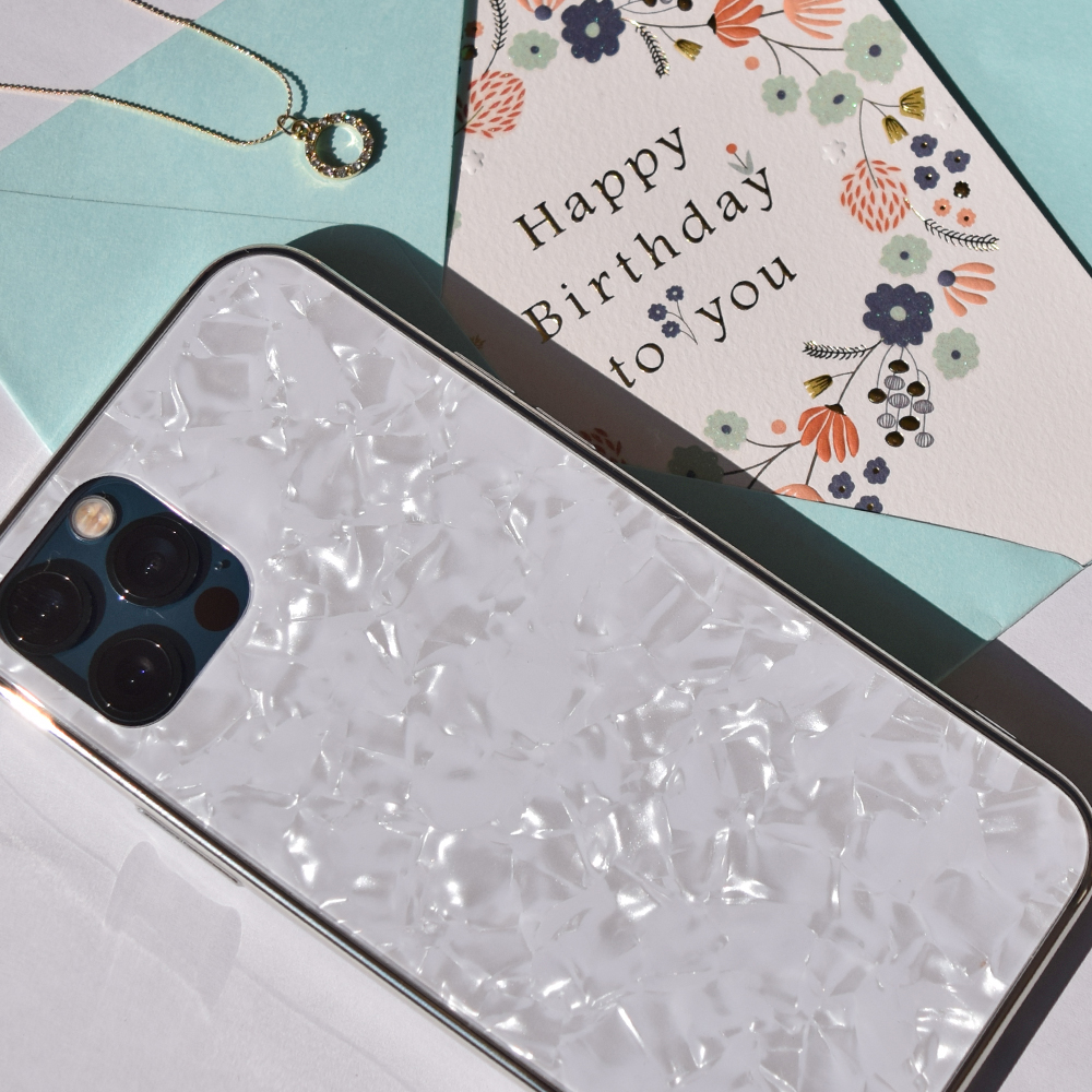 【iPhone12 mini ケース】Glass Shell Case for iPhone12 mini (white)goods_nameサブ画像