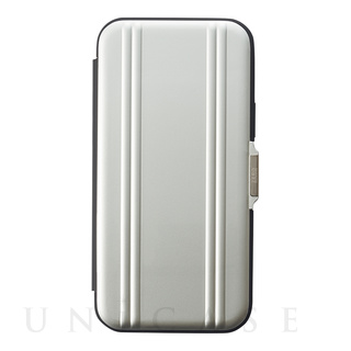 【iPhone12/12 Pro ケース】ZERO HALLIBURTON Hybrid Shockproof Case for iPhone12/12 Pro (Silver)
