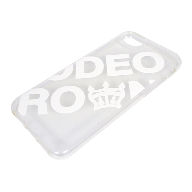 【iPhoneSE(第3/2世代)/8/7/6s/6 ケース】RODEO CROWNS TPUクリアケース (ビッグロゴ/白)goods_nameサブ画像