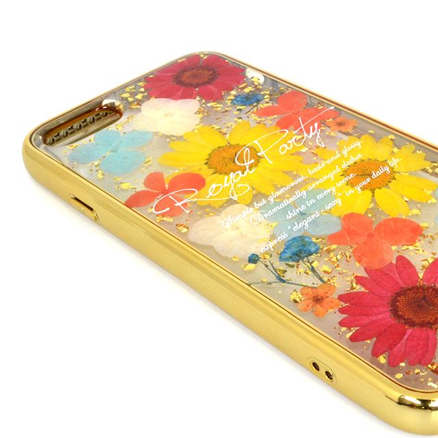 【iPhoneSE(第3/2世代)/8/7 ケース】ROYAL PARTY 押し花ケース (YELLOW)goods_nameサブ画像