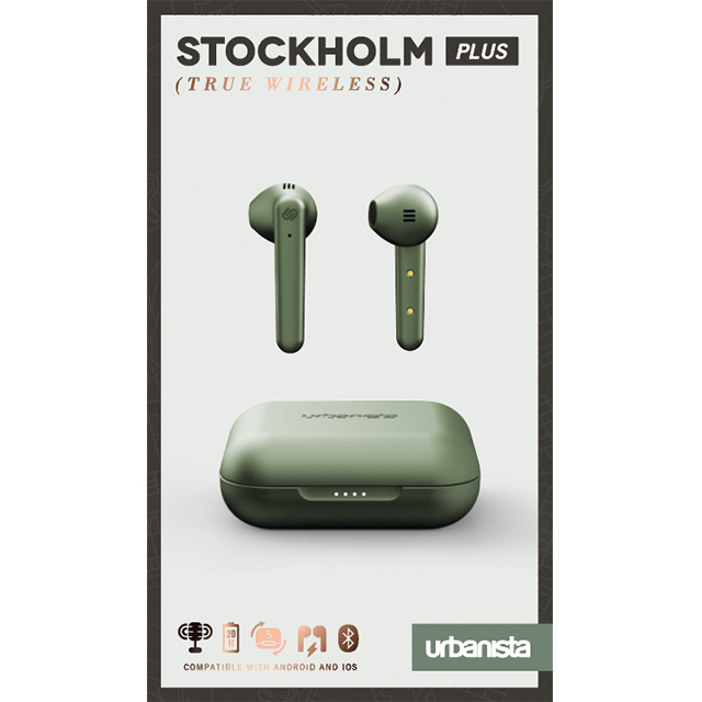 【完全ワイヤレスイヤホン】STOCKHOLM PLUS True Wireless (Olive Green)サブ画像