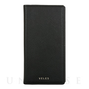 【iPhone12/12 Pro ケース】VELES フリップカバー (シュリンク) ブラック