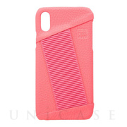 【iPhoneXS/X ケース】SHAKE GUM NEON iPhonecase (NeonPink)