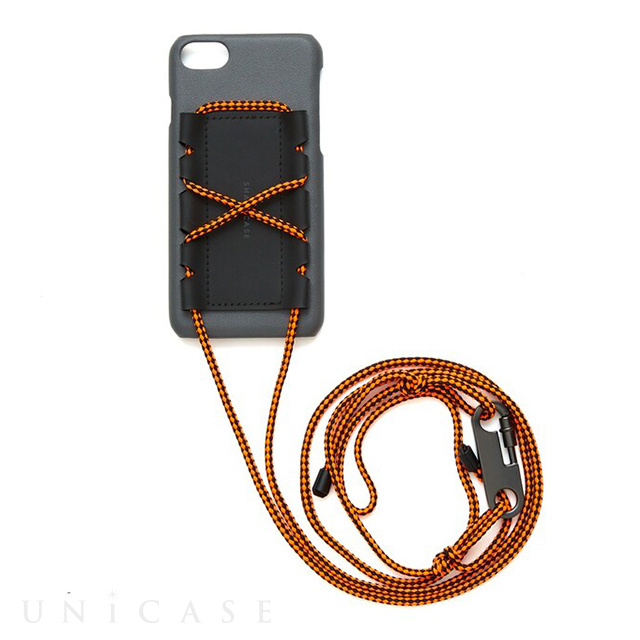 【iPhoneSE(第3/2世代)/8/7/6s/6 ケース】SHAKE PULLEY iPhonecase (NeonOrange)