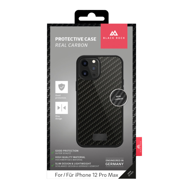 【iPhone12 Pro Max ケース】Protective Case Real Carbon (Black)goods_nameサブ画像