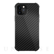 【iPhone12/12 Pro ケース】Robust Case Real Carbon (Black)