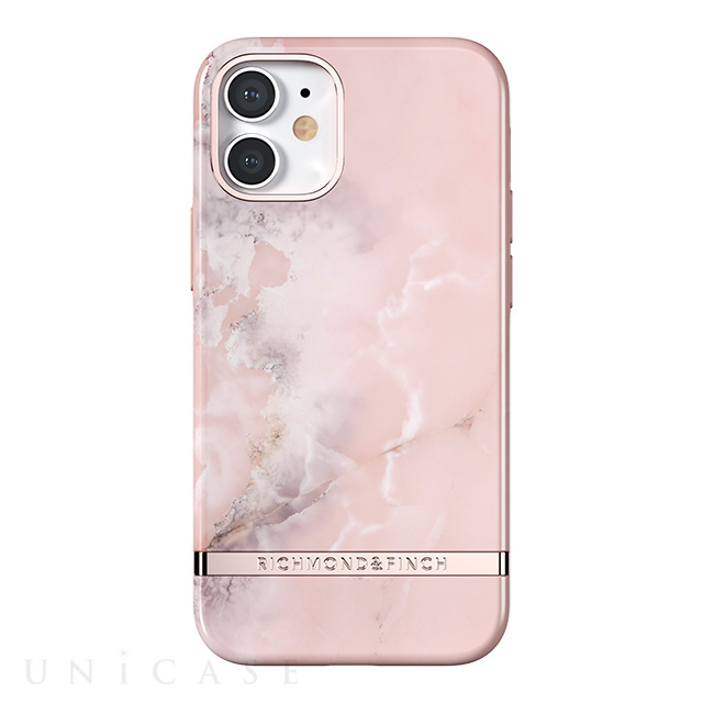 【iPhone12 mini ケース】Freedom Case (Pink Marble)