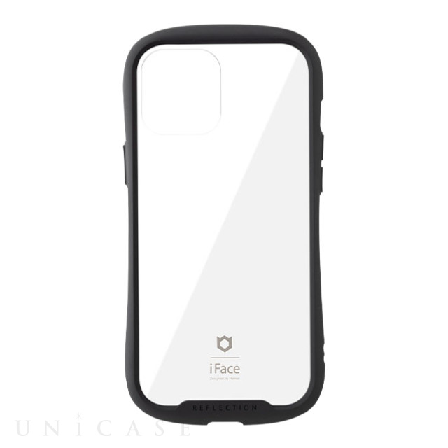 【iPhone12 Pro Max ケース】iFace Reflection強化ガラスクリアケース (ブラック)