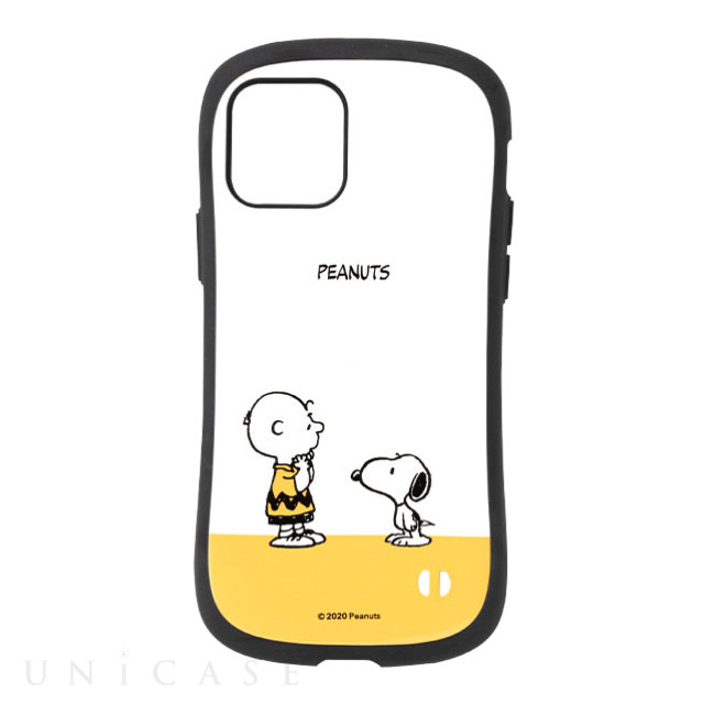 【iPhone12/12 Pro ケース】PEANUTS iFace First Classケース (スヌーピー＆チャーリー・ブラウン/イエロー)